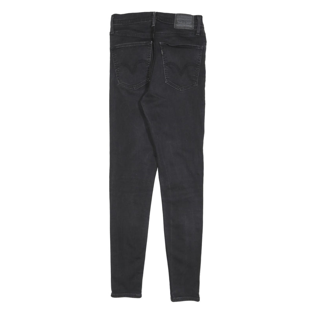 LEVI'S Womens Slim Black Skinny Denim Medium W28 L30 Stretch Jeans
