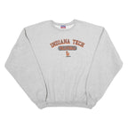 CHAMPION Mens Grey Indiana Tech Volleyball Crew Neck XL Sweater Casual Pullover
