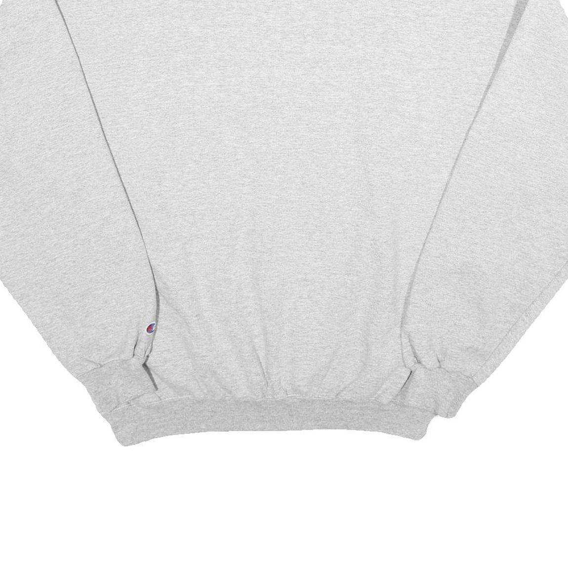 CHAMPION Mens Grey Indiana Tech Volleyball Crew Neck XL Sweater Casual Pullover