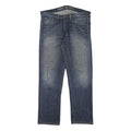 DICKIES Mens Jeans Blue Regular Straight Denim Medium W35 L30 Workwear