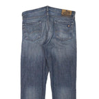 DICKIES Mens Jeans Blue Regular Straight Denim Medium W35 L30 Workwear