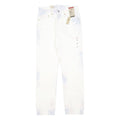 LEVI'S 501 Womens Jeans White Regular Straight Denim New With Tags W28 L40