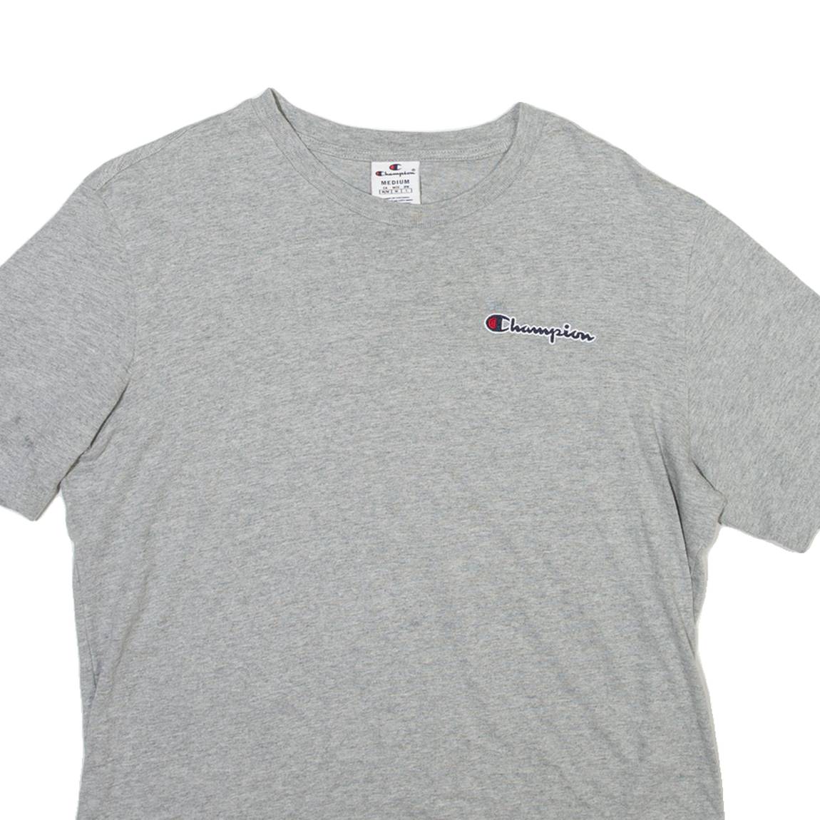 CHAMPION Mens T-Shirt Grey M