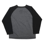 HARLEY DAVIDSON Mens Grey & Black Crew Neck M Cotton Blend Sweatshirt Motorcycle