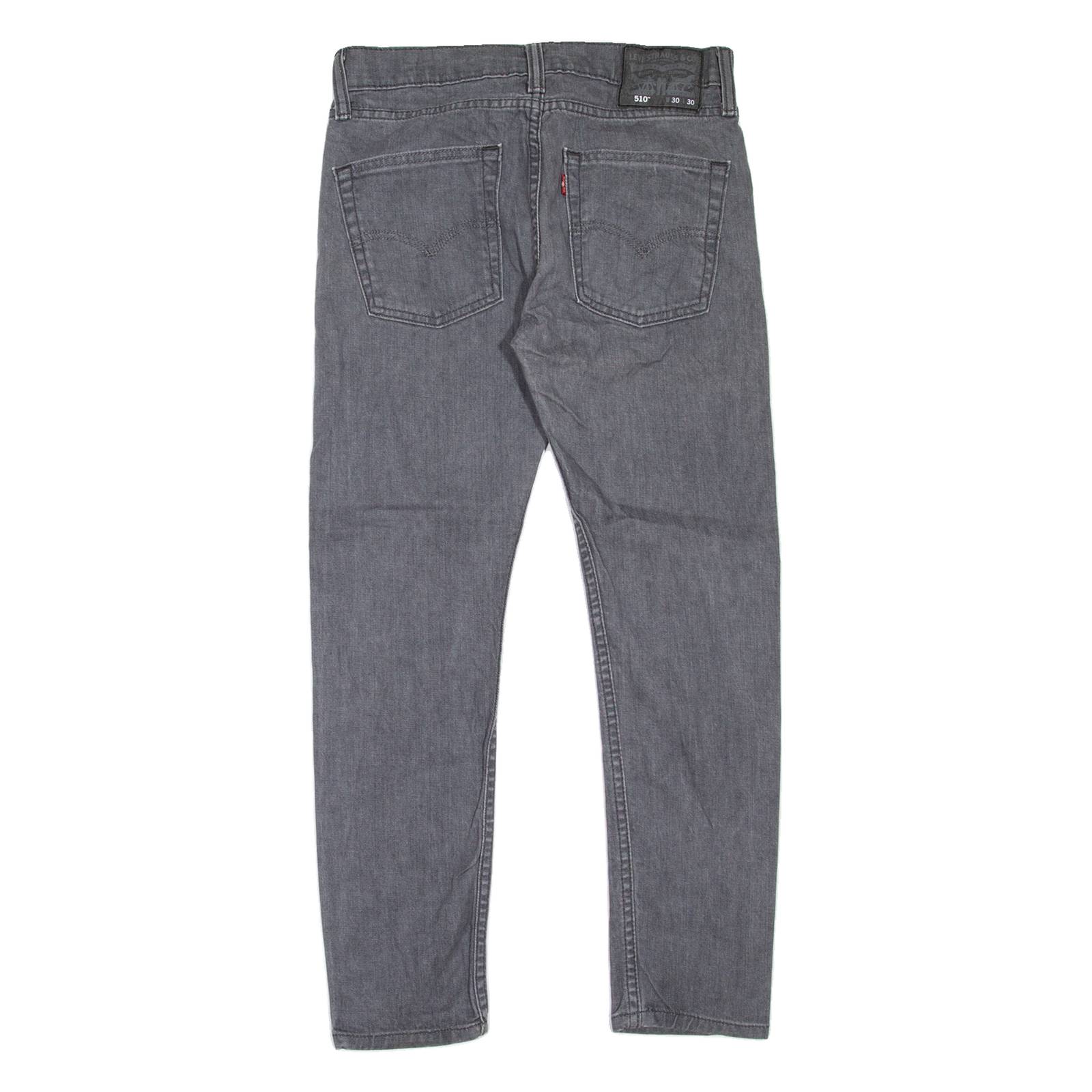 LEVI'S 510 Jeans Mens Grey Slim Skinny W30 L27