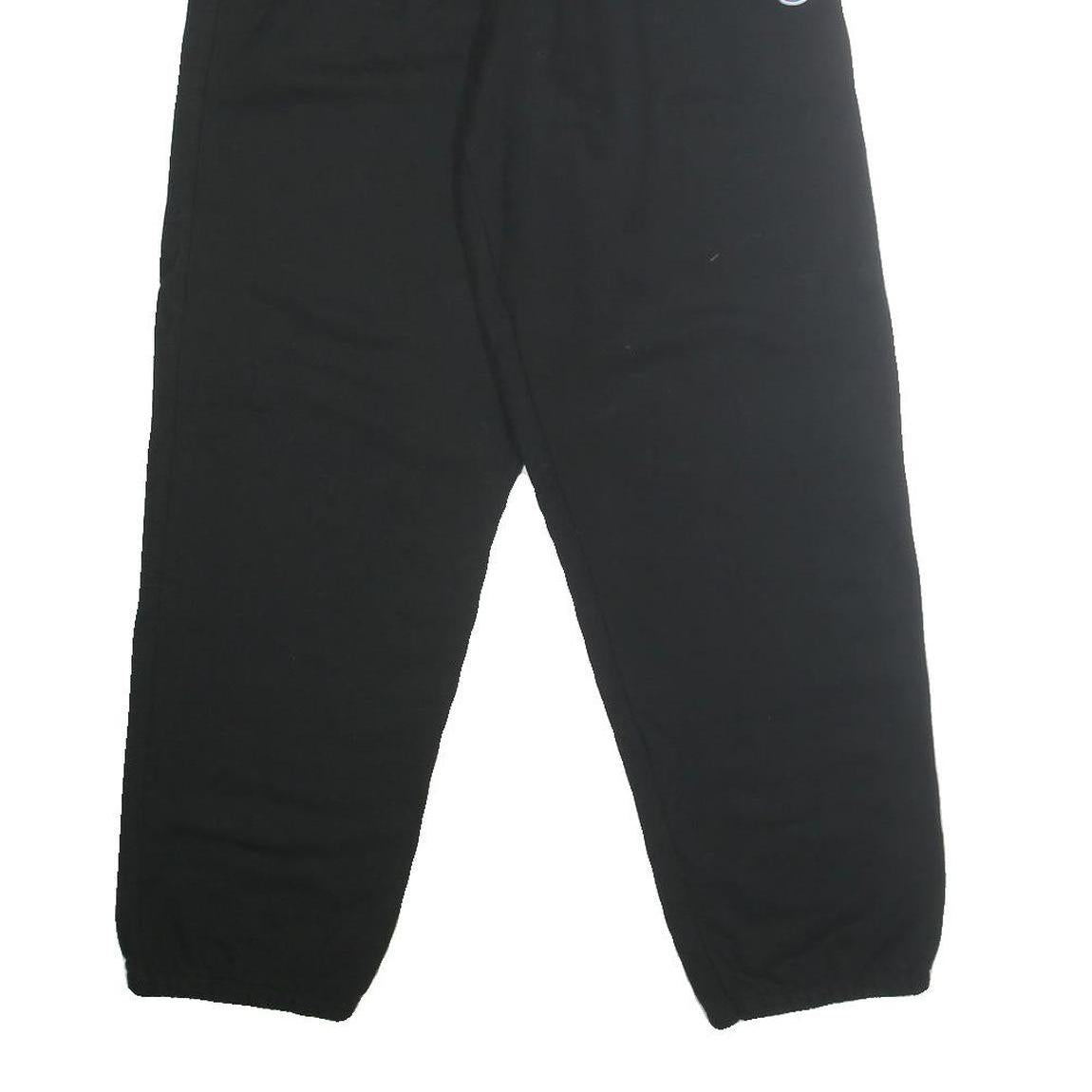 CHAMPION Mens Joggers Black L W28 L30 Slim Tapered Cotton Blend Casual