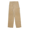 CARHARTT Womens Cotton Beige Relaxed Straight Trousers W27 L29 Workwear Utility