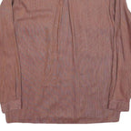 CABBY Mens Red & Blue Striped Shirt M Cotton Blend Casual Workwear Long Sleeve