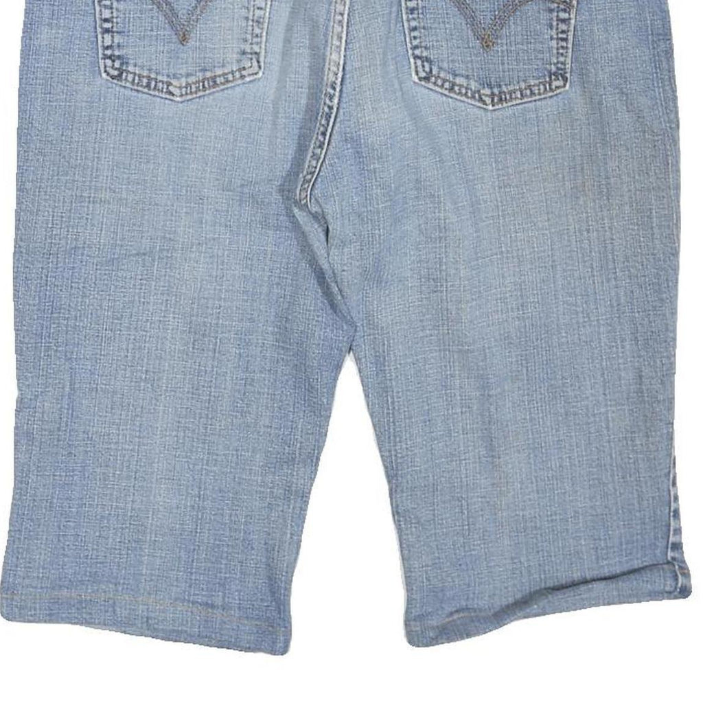LEVI'S Womens Denim Blue Casual Shorts XL W38 Cotton Blend Regular Fit