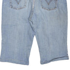 LEVI'S Womens Denim Blue Casual Shorts XL W38 Cotton Blend Regular Fit
