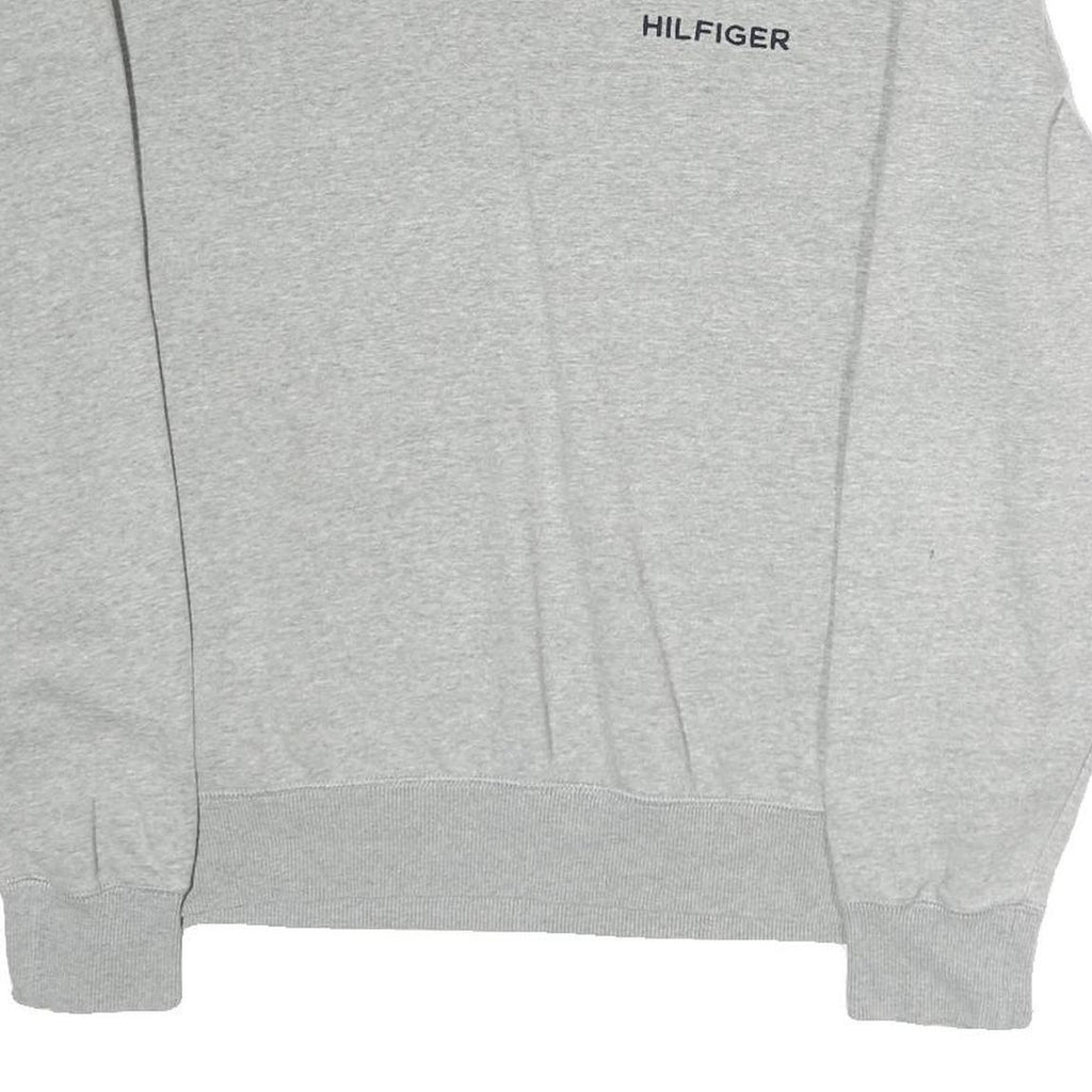 TOMMY HILFIGER Mens Grey Crew Neck M Cotton Sweatshirt Casual Pullover