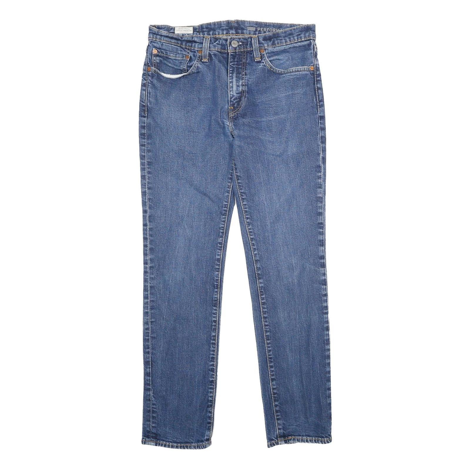 LEVI'S 511 BIG E Mens Jeans Blue Slim Skinny Denim Medium W32 L32 Slim Fit