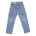 DICKIES Mens Jeans Blue Regular Straight Denim Medium W30 L33 Workwear Zip