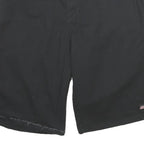 DICKIES Mens Shorts Black Casual L W34 Logo Workwear Relaxed Fit
