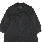 GRAZIL SPEZIAL Womens Black Classic Jacket XL Polyester Blend Button Closure