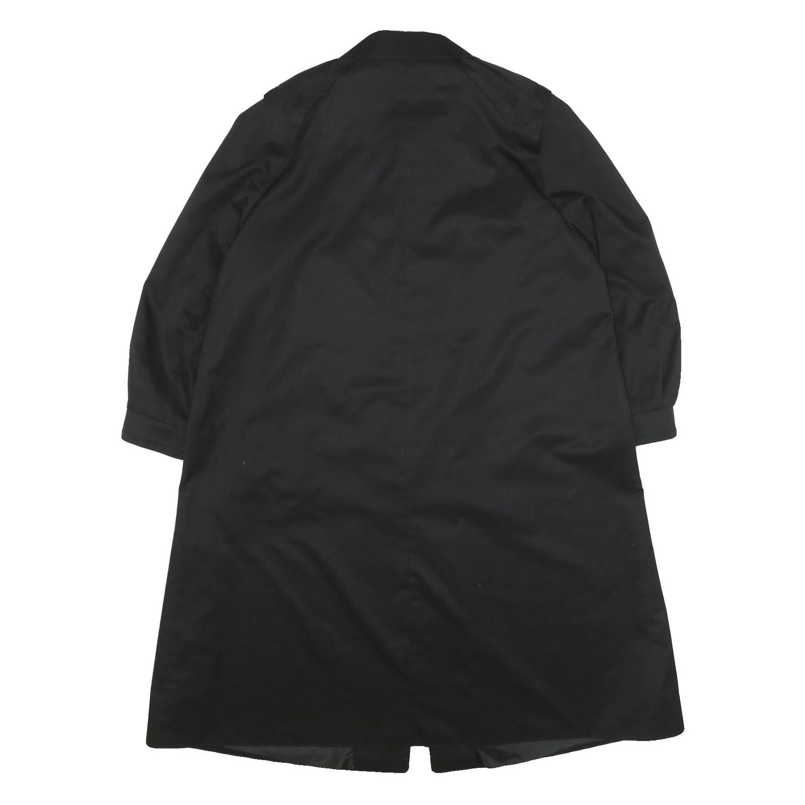 GRAZIL SPEZIAL Womens Black Classic Jacket XL Polyester Blend Button Closure