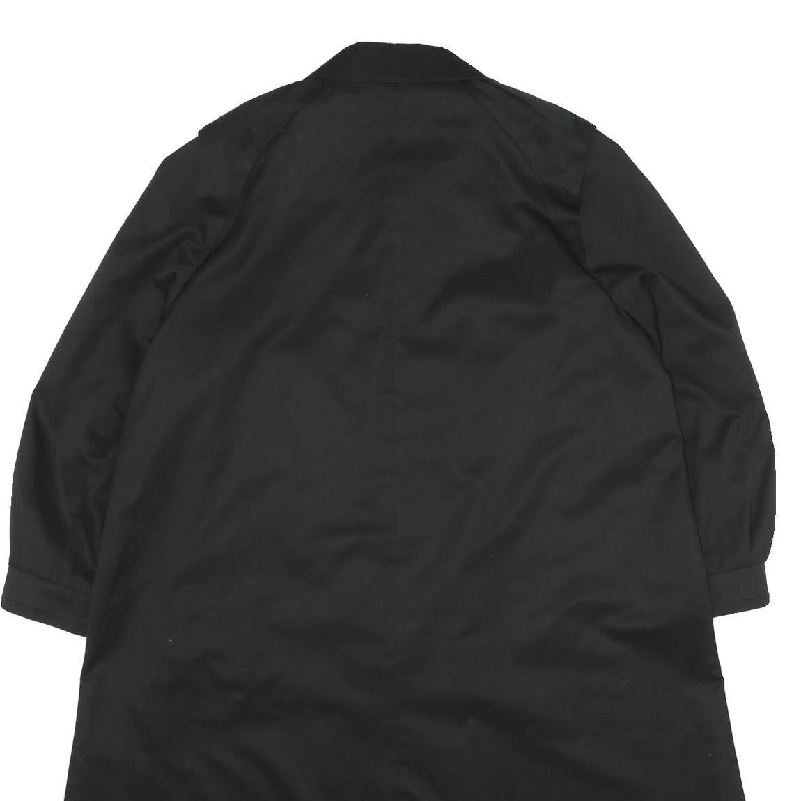 GRAZIL SPEZIAL Womens Black Classic Jacket XL Polyester Blend Button Closure