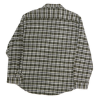 NORTHWEST OUTFITTERS Mens Green & White Check Shirt XL Casual Cotton Blend