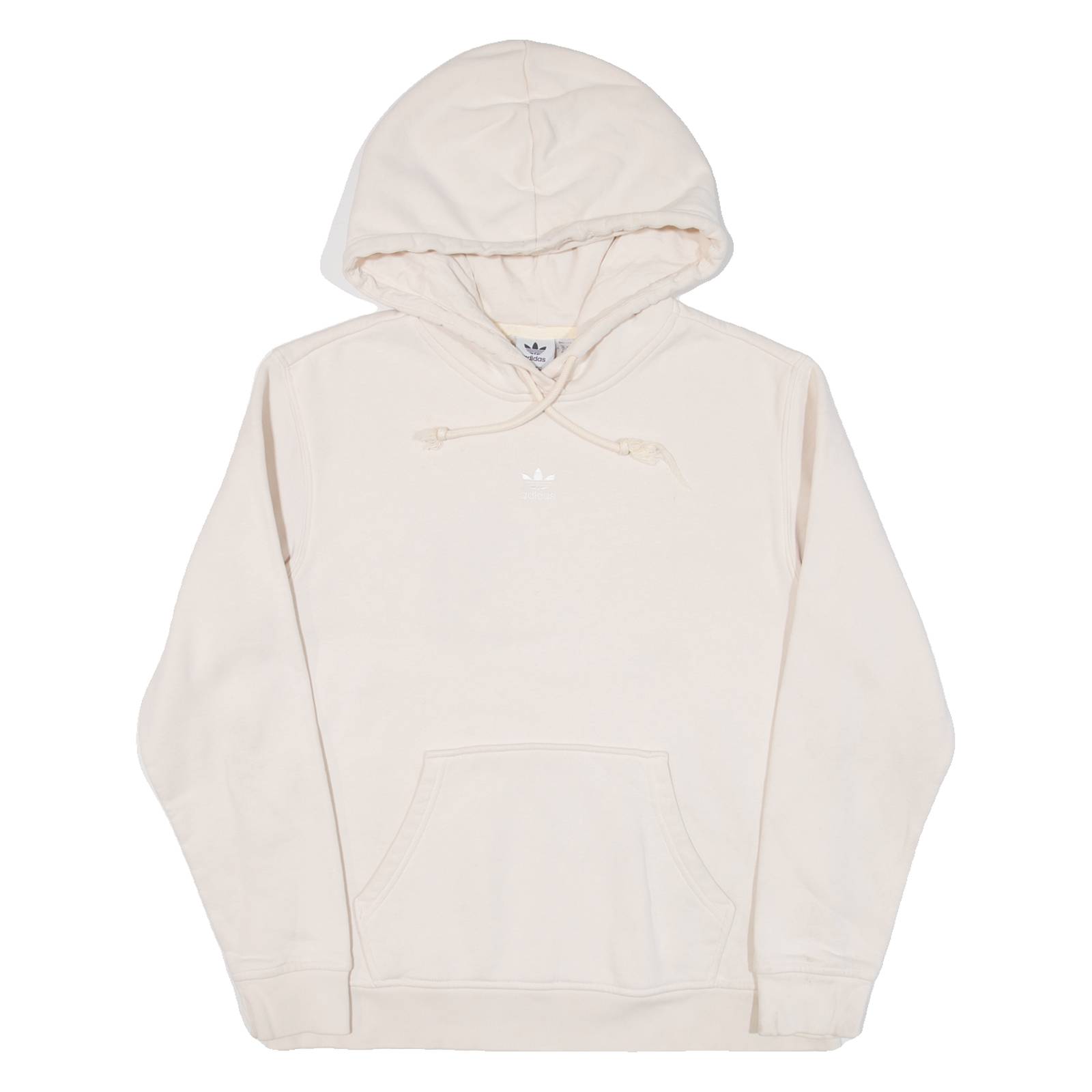 ADIDAS Womens Beige Hoodie UK 10