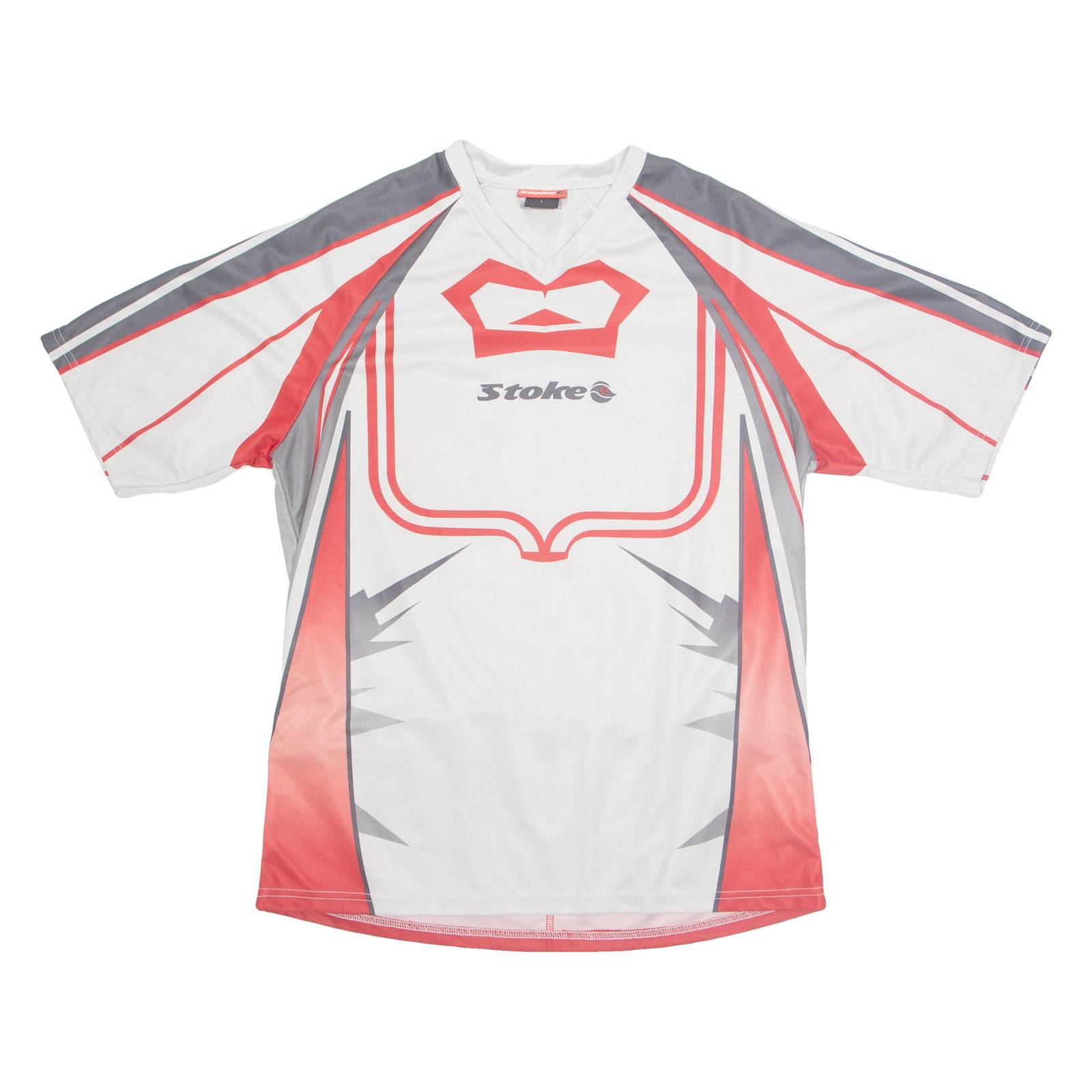 STOKE Mens Jersey Grey V-Neck L