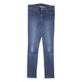 LEVI'S Womens Slim Blue Denim Slim Skinny Jeans W29 L30 Classic Cotton Blend Zip