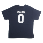 GILDAN Mens Navy Blue Volleyball Graphic T-Shirt XL Short Sleeve Crew Neck