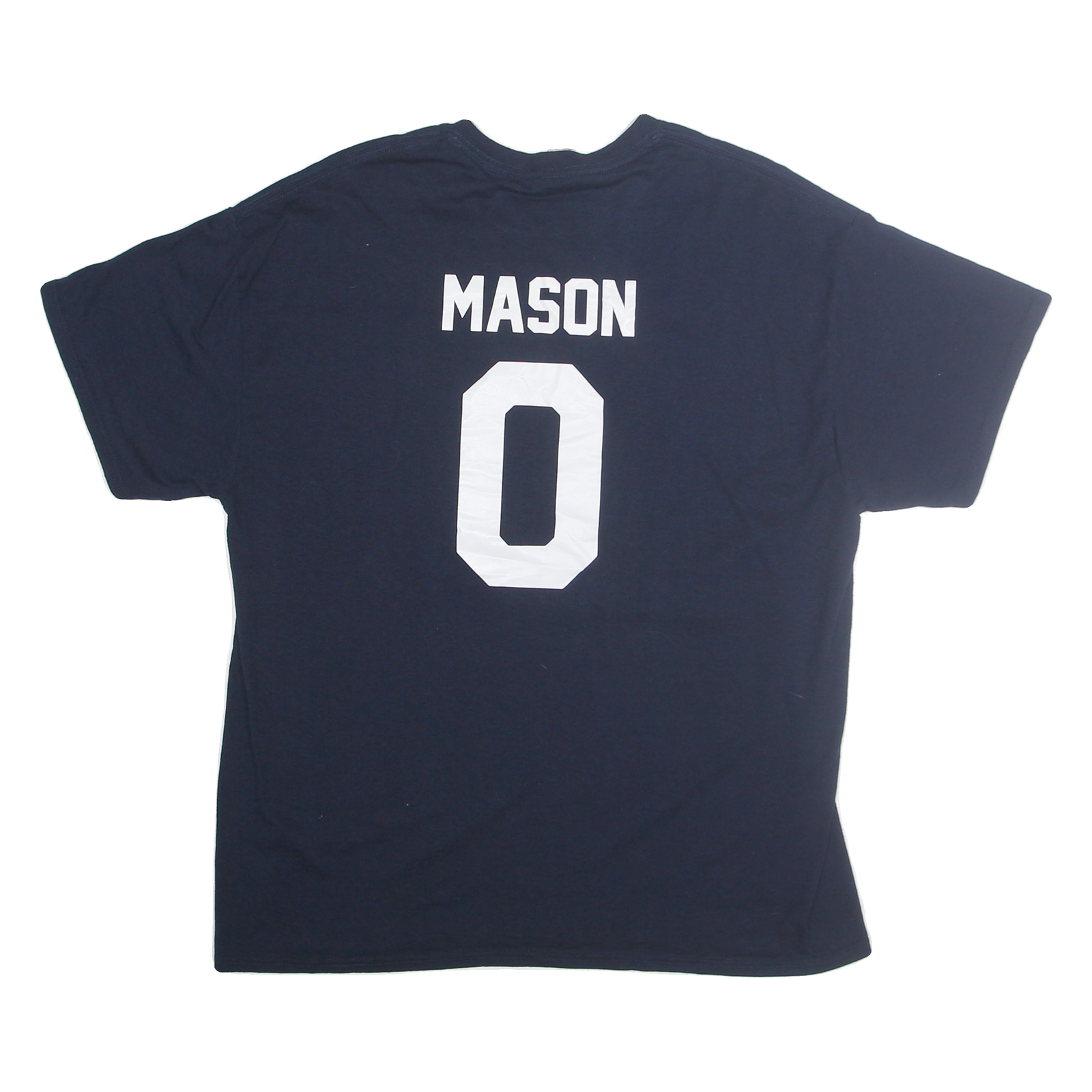 GILDAN Mens Navy Blue Volleyball Graphic T-Shirt XL Short Sleeve Crew Neck