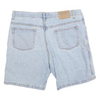 STREET Womens Shorts Blue Casual Denim XL W38 Cotton Blend Classic Fit