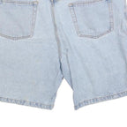 STREET Womens Shorts Blue Casual Denim XL W38 Cotton Blend Classic Fit