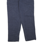 CARHARTT Mens Jeans Blue Regular Straight Denim W40 L33 Workwear Zip Closure