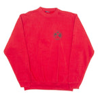 WHALE Rifle Shooting Mens Sweatshirt Red Crew Neck XL
