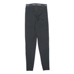 NIKE Womens Leggings Black Slim Tapered XS W22 L27 Sportswear Logo Drawstring