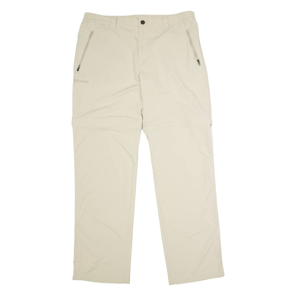 JAMES & NICHOLSON Outdoor Mens Trousers Beige Regular Straight W36 L34