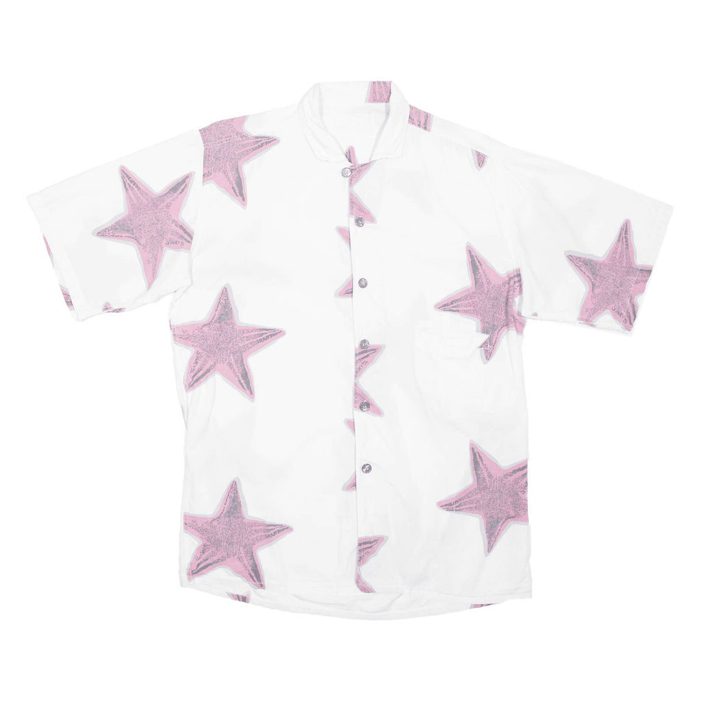 Stars Mens Shirt White S
