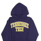 CHAMPION Mens Navy Blue Tennessee Tech Hoodie S Classic Cotton Blend Pullover
