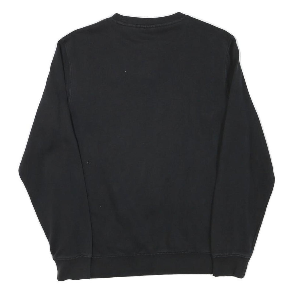 CHAMPION Mens Black Cotton Blend Crew Neck S Sweatshirt Classic Logo