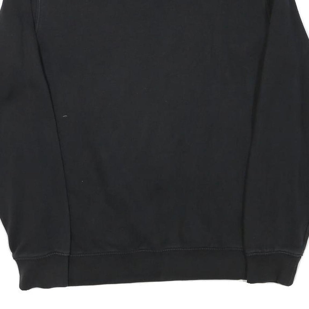 CHAMPION Mens Black Cotton Blend Crew Neck S Sweatshirt Classic Logo