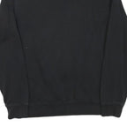 CHAMPION Mens Black Cotton Blend Crew Neck S Sweatshirt Classic Logo