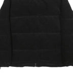 LEVI'S Womens Black Cotton Blend Puffer Jacket XL Corduroy Zip Casual Outerwear