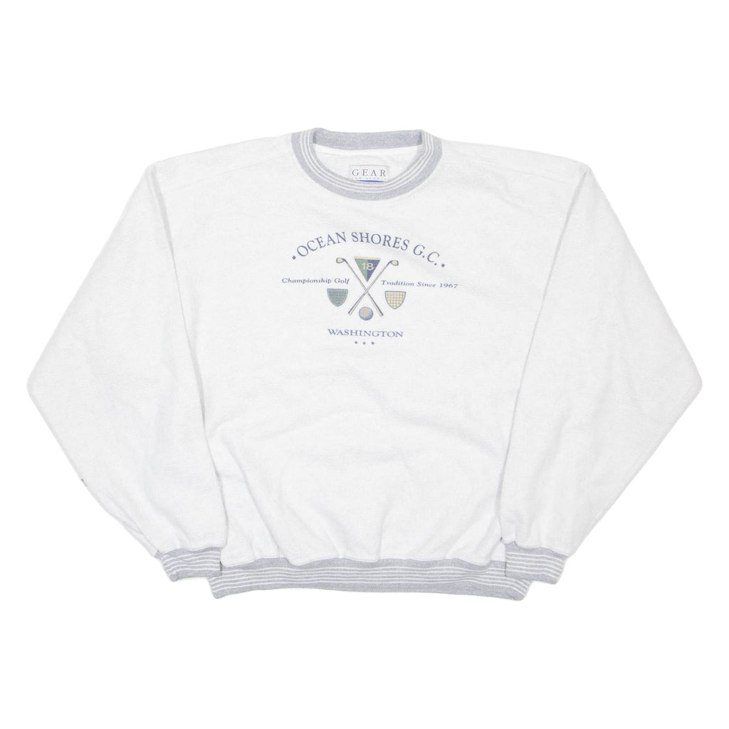 GEAR FOR SPORT Ocean Shores Washington Mens Sweatshirt Grey USA L