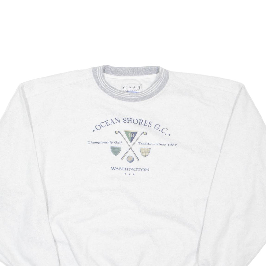 GEAR FOR SPORT Ocean Shores Washington Mens Sweatshirt Grey USA L