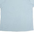 ADIDAS Womens Blue Cotton Graphic T-Shirt UK 22 Short Sleeve Crew Neck