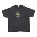 MICKEY Mens Black Graphic T-Shirt L Short Sleeve Crew Neck Cotton Blend
