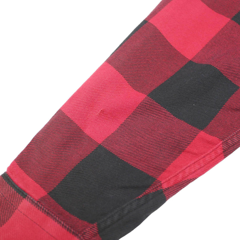 LEVI'S Mens Red & Black Check Shirt XL Cotton Blend Classic Lumberjack Style