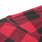 LEVI'S Mens Red & Black Check Shirt XL Cotton Blend Classic Lumberjack Style