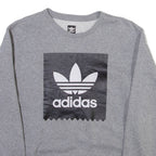 ADIDAS Mens Sweatshirt Grey M