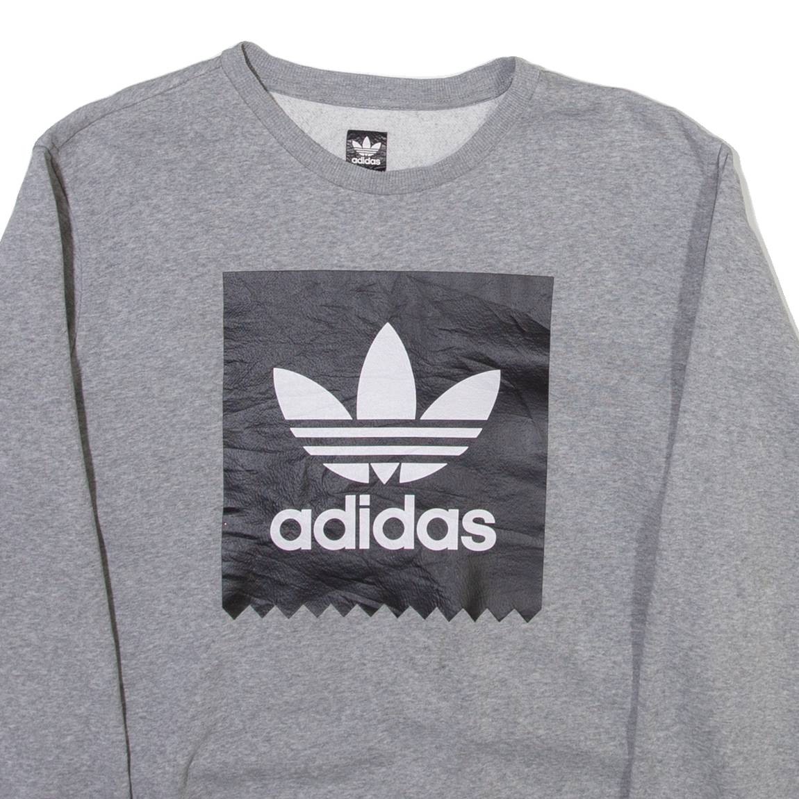 ADIDAS Mens Sweatshirt Grey M