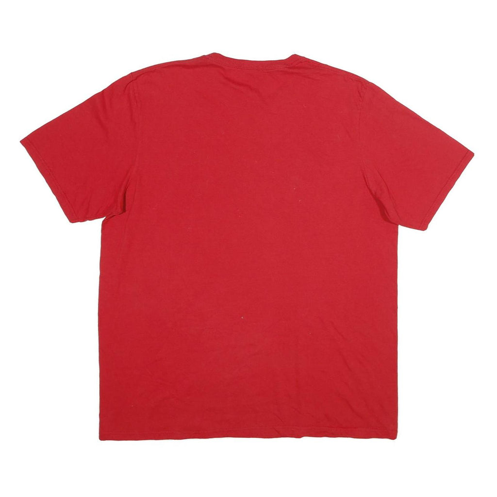 RUSSELL ATHLETIC Mens Red Truckee Wolverines T-Shirt XL Short Sleeve Crew Neck