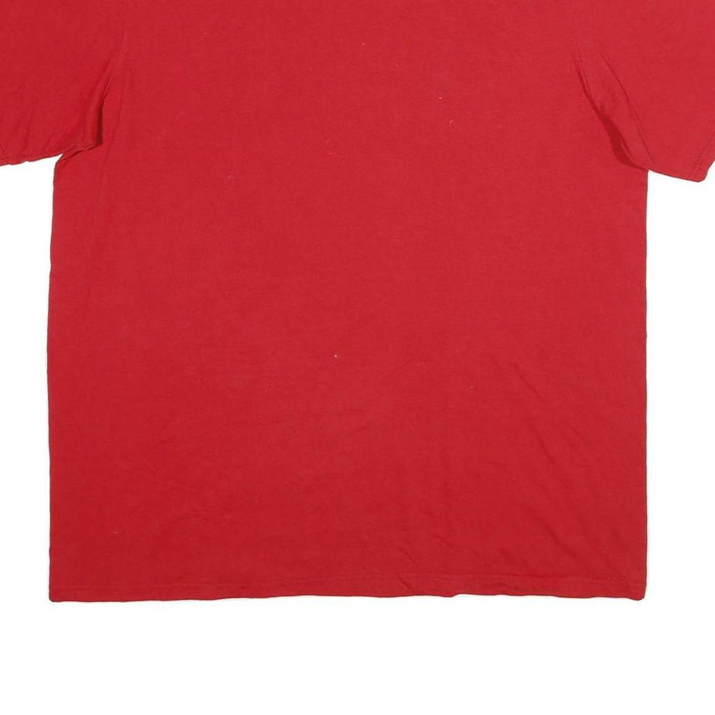 RUSSELL ATHLETIC Mens Red Truckee Wolverines T-Shirt XL Short Sleeve Crew Neck