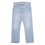 LEVI'S 501 Big E Mens Blue Cotton Denim Regular Fit Straight Leg Medium W36 L32